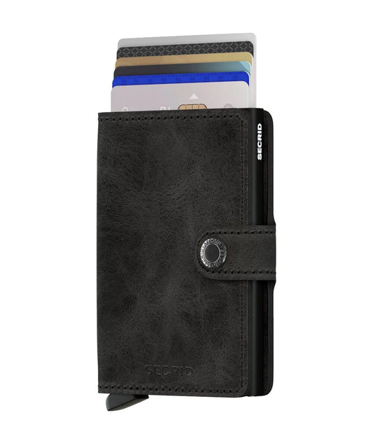 Secrid Miniwallet Kortaveski, vintage black