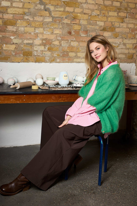 Bjork Mohair peysa, græn