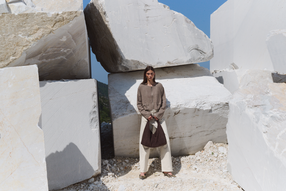 Priscilla taska, brún