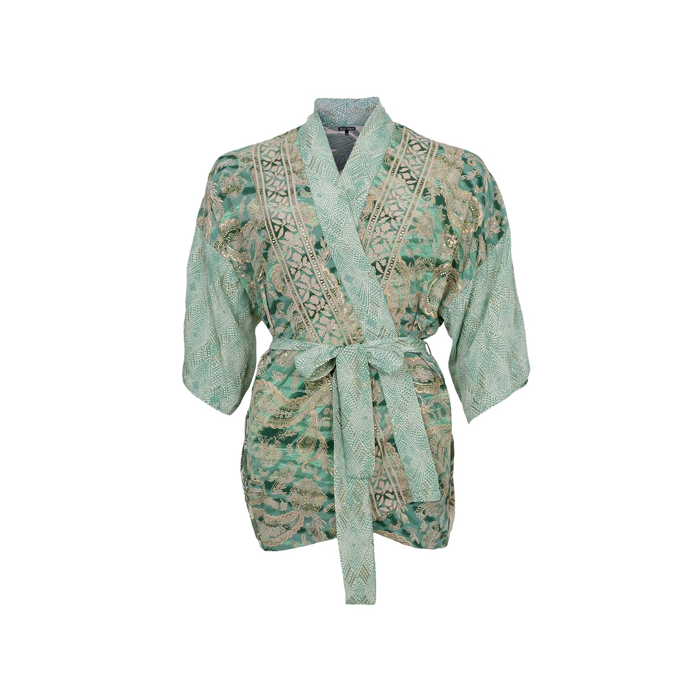 Luna stuttur kimono, grænn