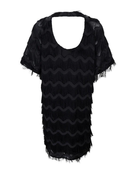 Gatsby kjóll, svartur