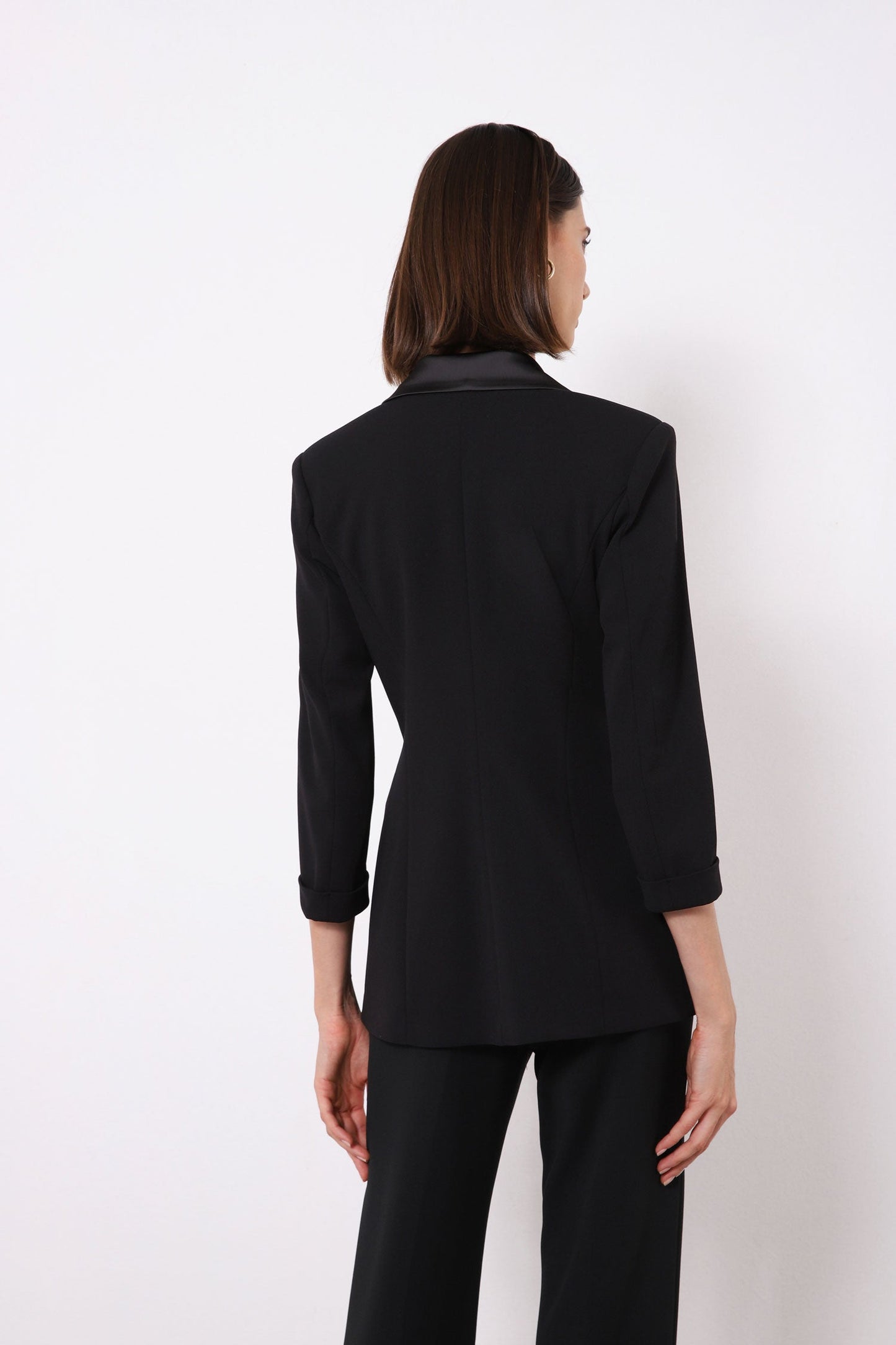 Sara blazer, svartur