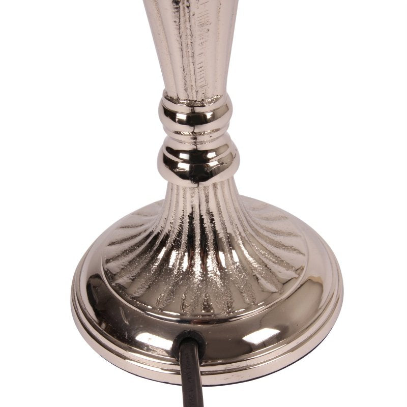 Lampastandur 39 cm, silfur