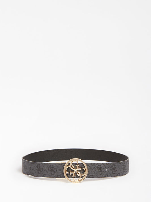 Guess belti 2in1, svart/svargrátt