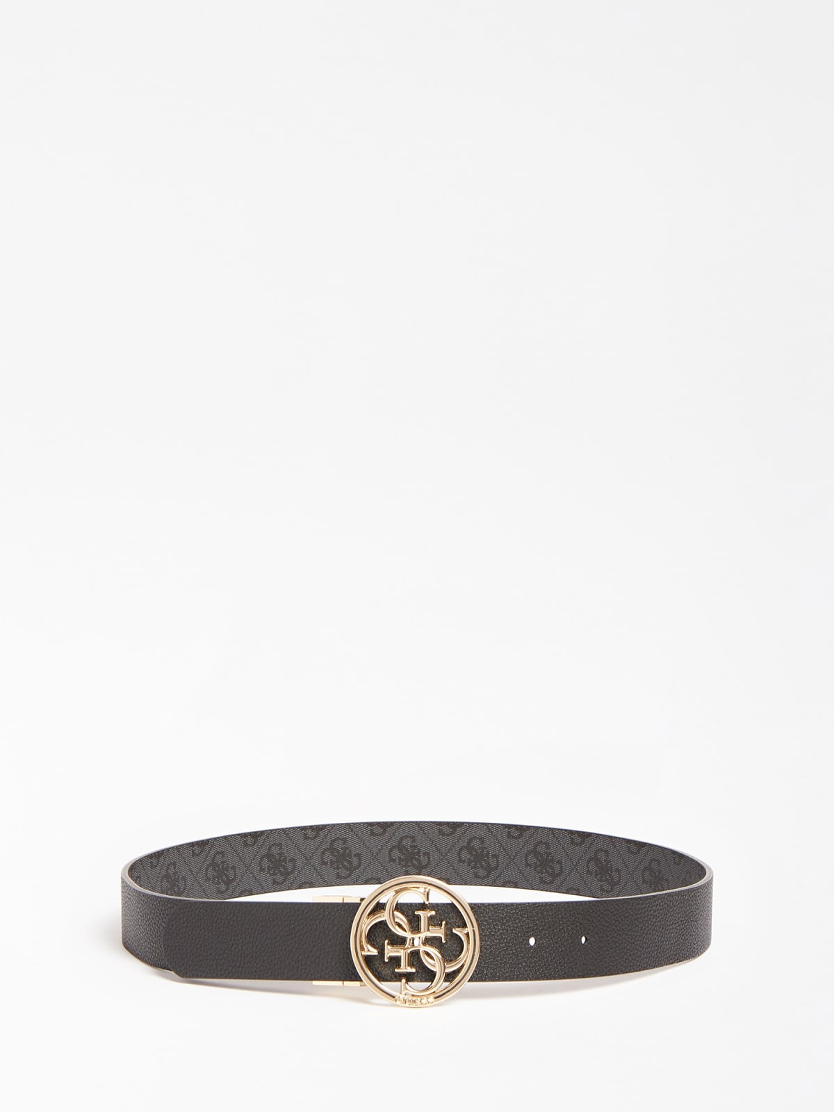 Guess belti 2in1, svart/svargrátt