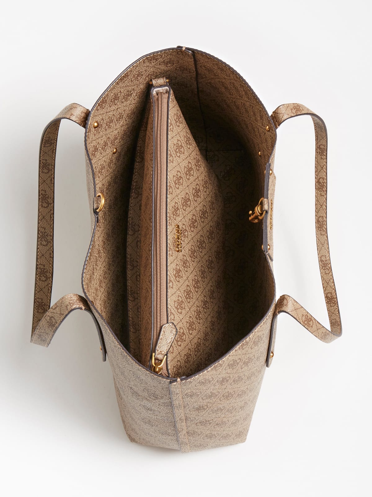 Guess Brenton Tote 3 in 1 veski, latte