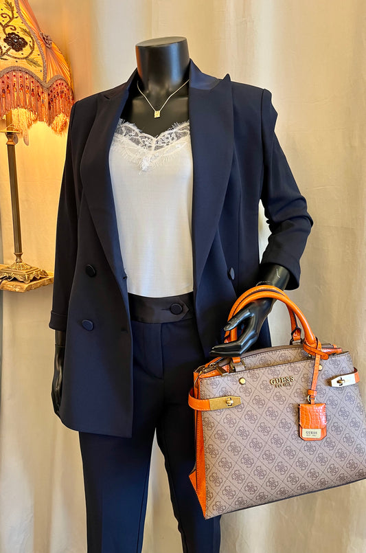 Sara blazer, dökkblár