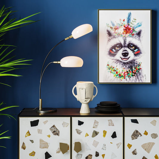 Two fingers borðlampi