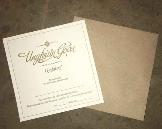 Gjafabréf - Þú velur upphæðina!