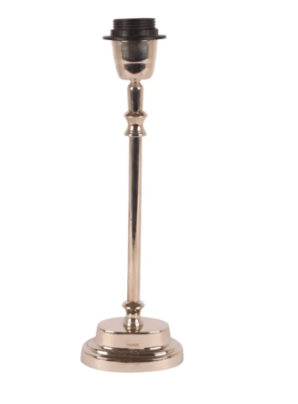 Lampastandur 32 cm, silfur