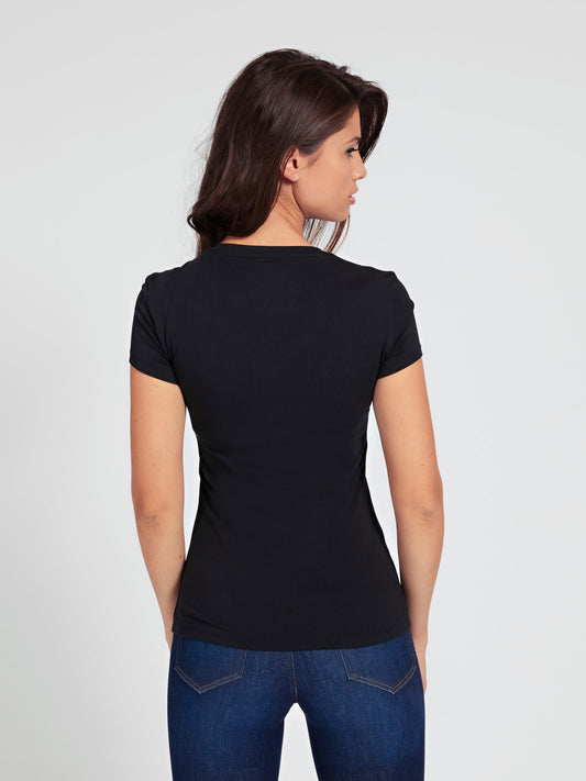 Guess V-bolur, svartur