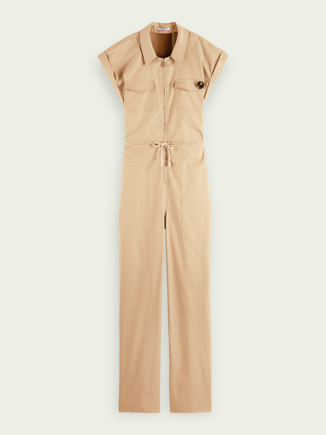 Military samfestingur, beige