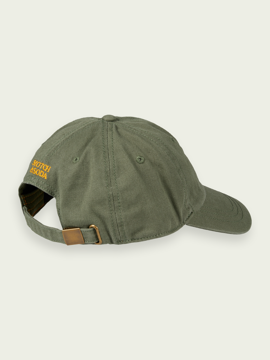 Twill logo derhúfa, hermannagræn