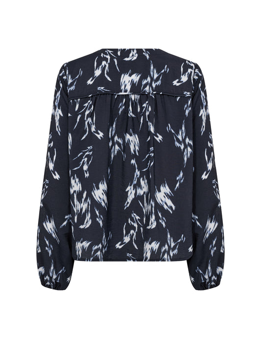 Penn 1 blússa, dökk