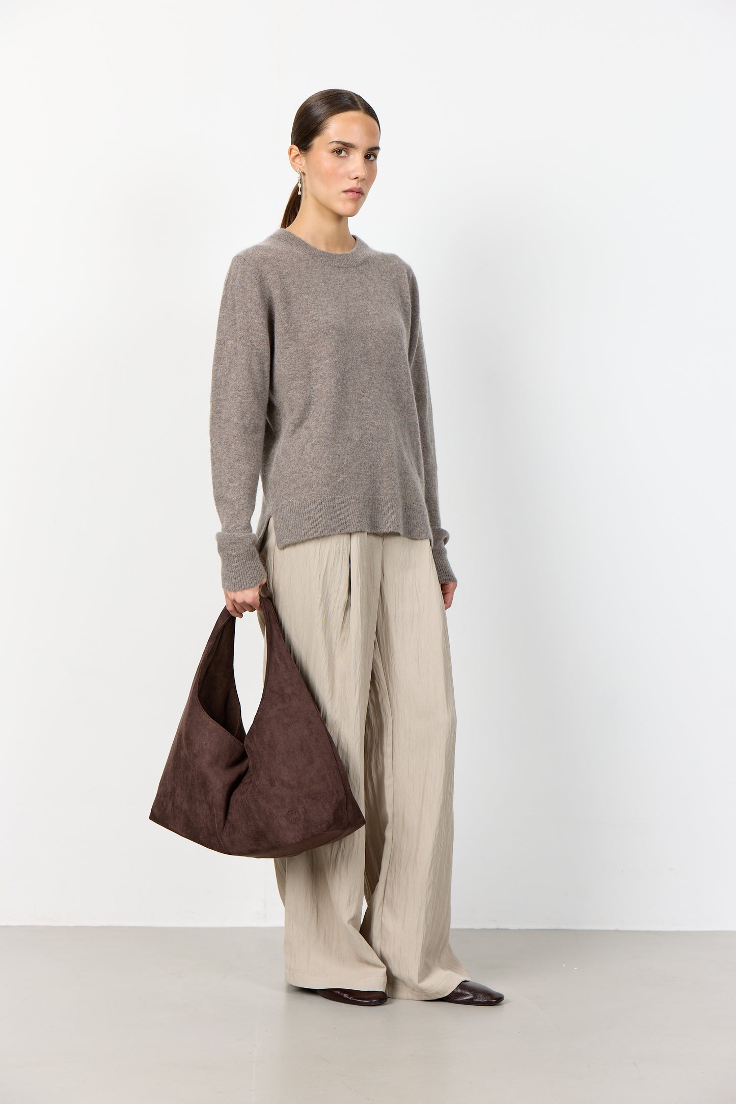 Priscilla taska, brún