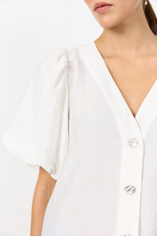 Palina blússa, hvít