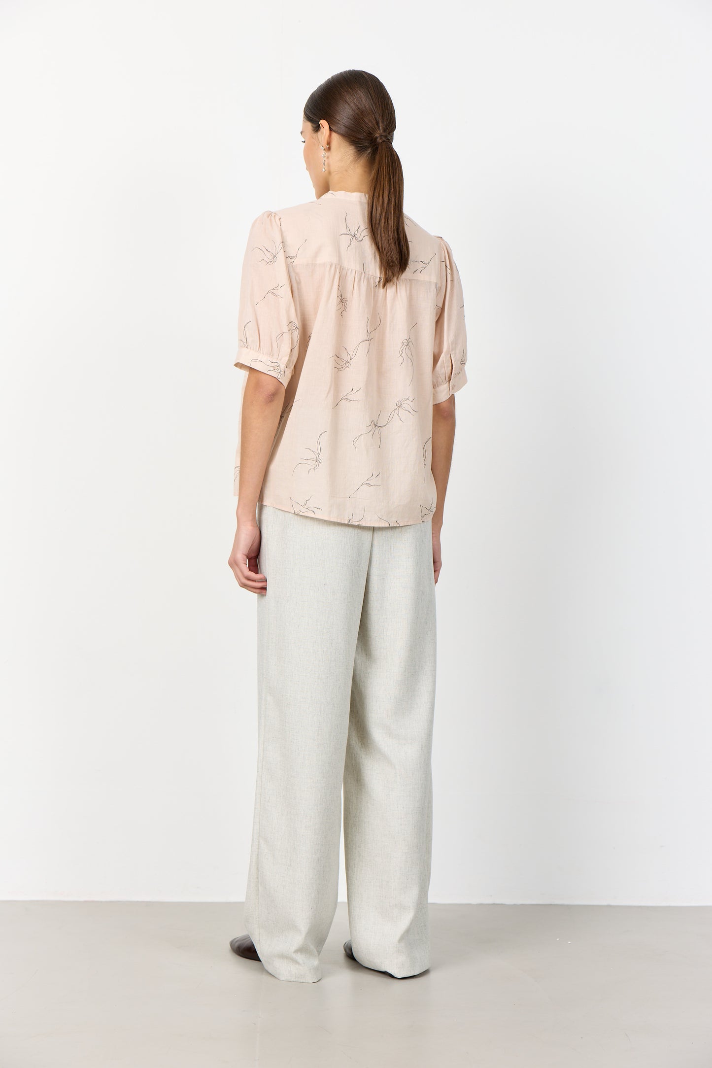 Portia blússa, bleik