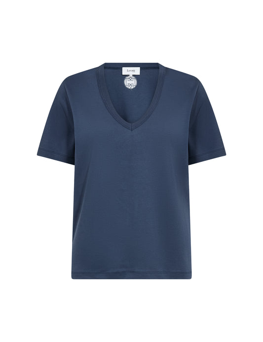 Paloma stuttermabolur, dökkblár