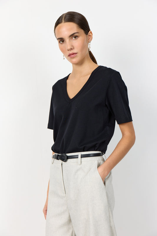 Paloma stuttermabolur, svartur