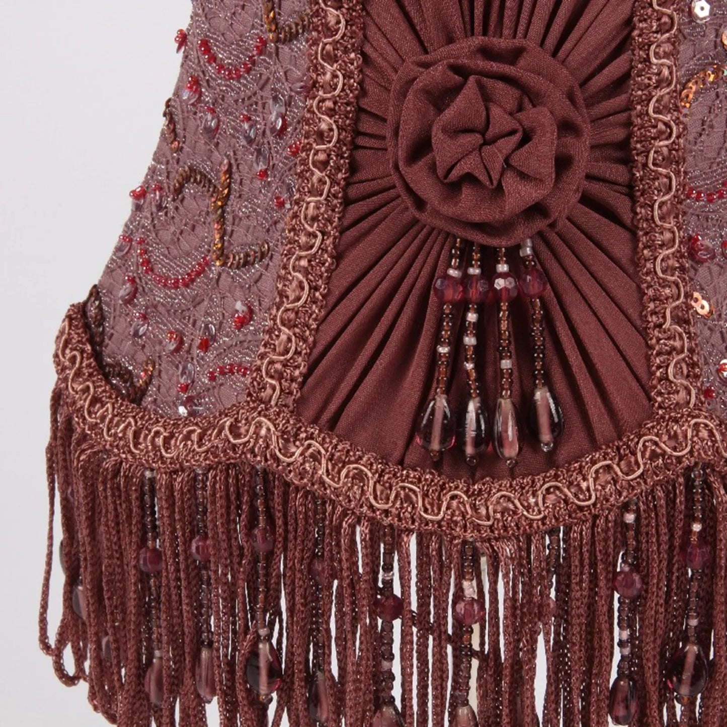 Lampaskermur 20cm, antikbleikur