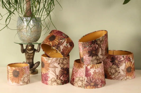 Lampaskermur 24x40 cm, blóma