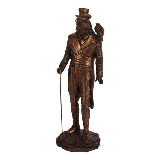 Herramaður/ fugl stytta, 38cm