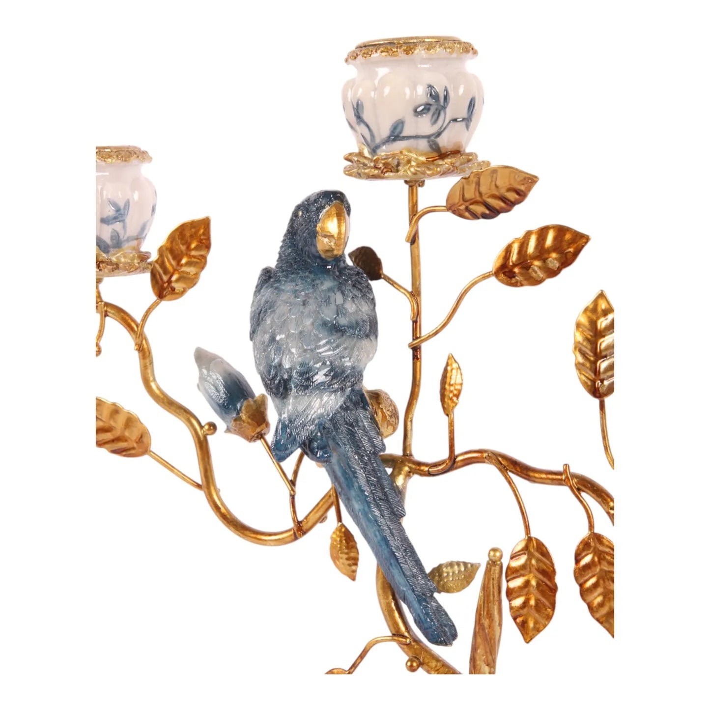 Kertastjaki þrefaldur, blár fugl