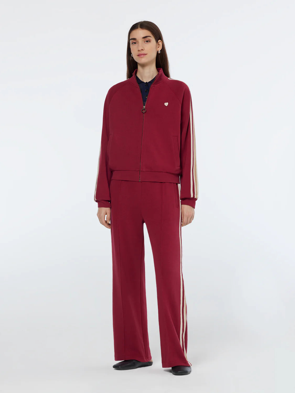 Tracksuit peysa, rauð