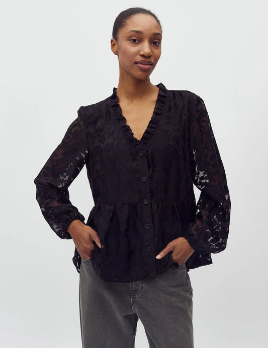 Gorgia-M blússa, svört