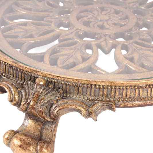 Deco bakki með glerplötu