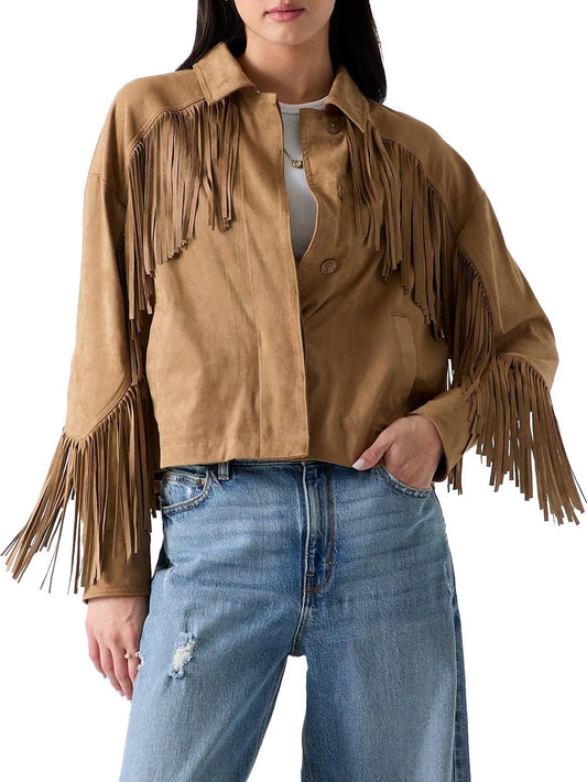 Guess Fringe jakki- Uppseldur!