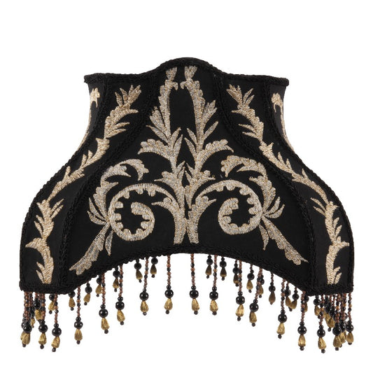 Lampaskermur 27cm, svartur