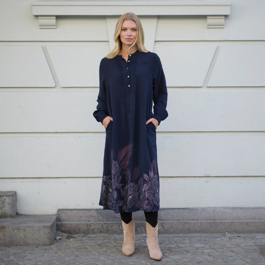 Caroline kjóll, dökkblár