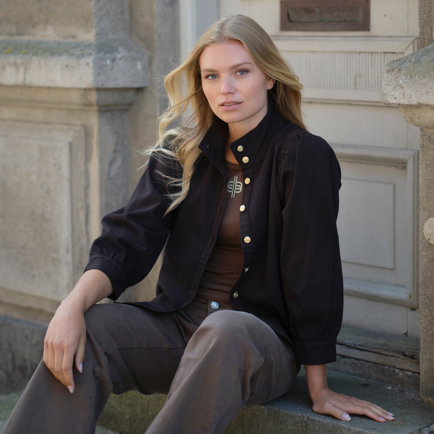 Figga skyrta/jakki, Coffee