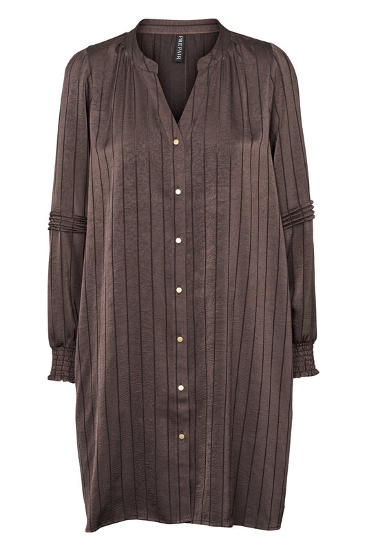 Eleanor kjóll, brúnn