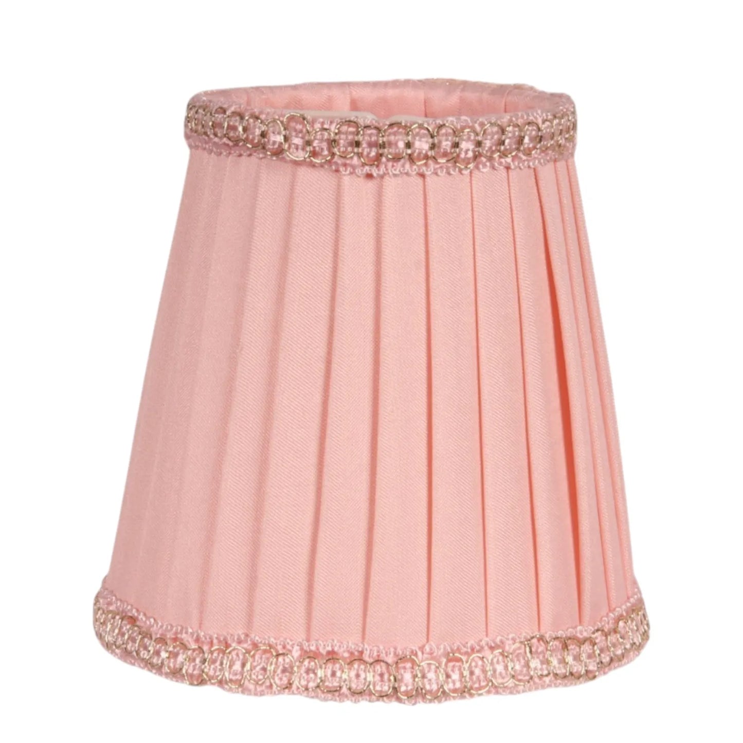 Lampaskermur satín 8cm, bleikur