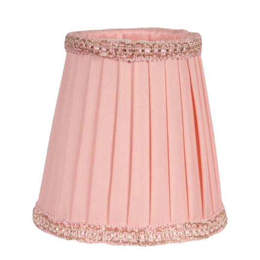 Lampaskermur satín 8cm, bleikur