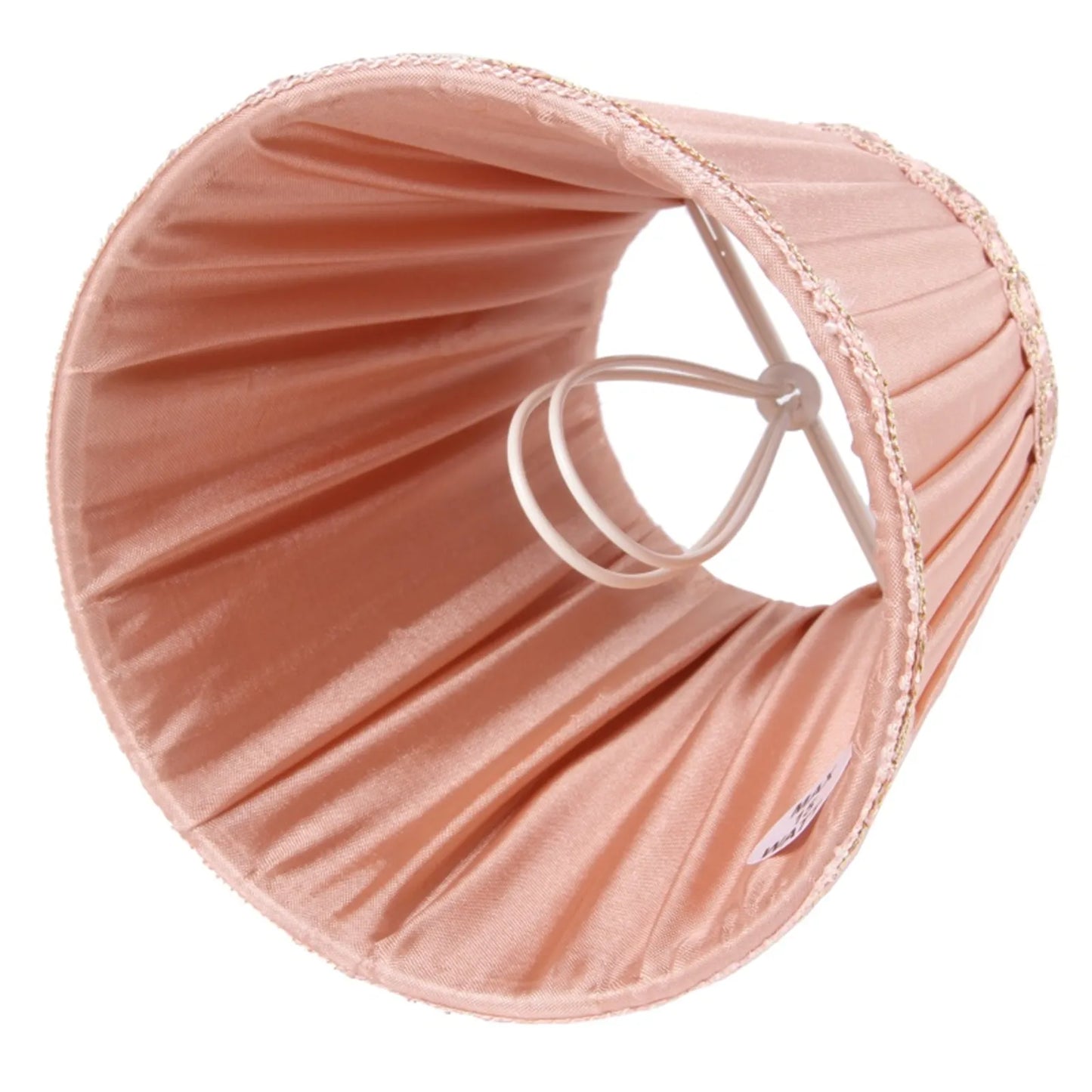 Lampaskermur satín 8cm, bleikur