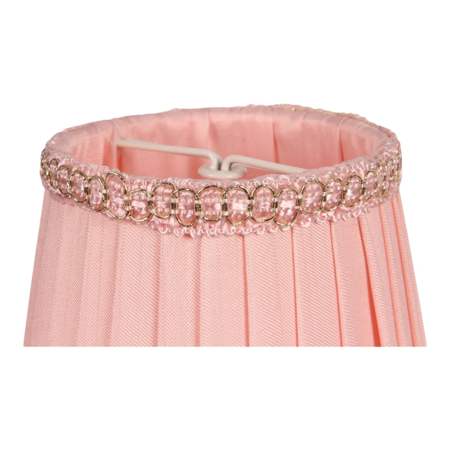 Lampaskermur satín 8cm, bleikur