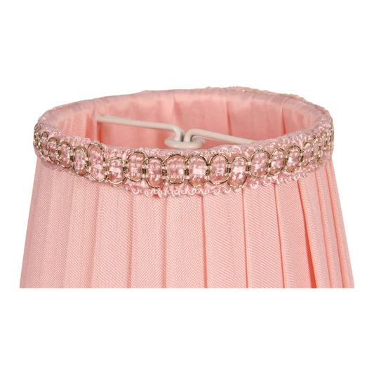 Lampaskermur satín 8cm, bleikur