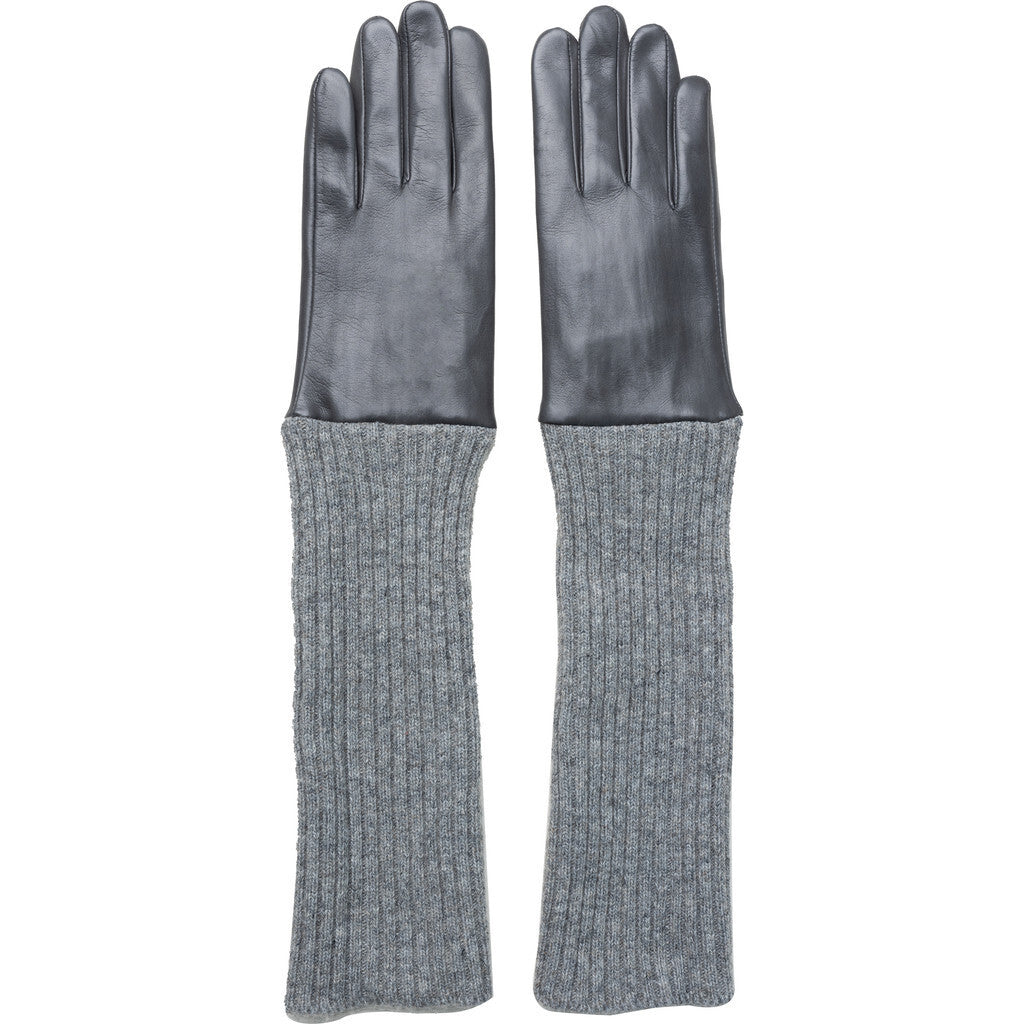 Adda leðurhanskar, svartir