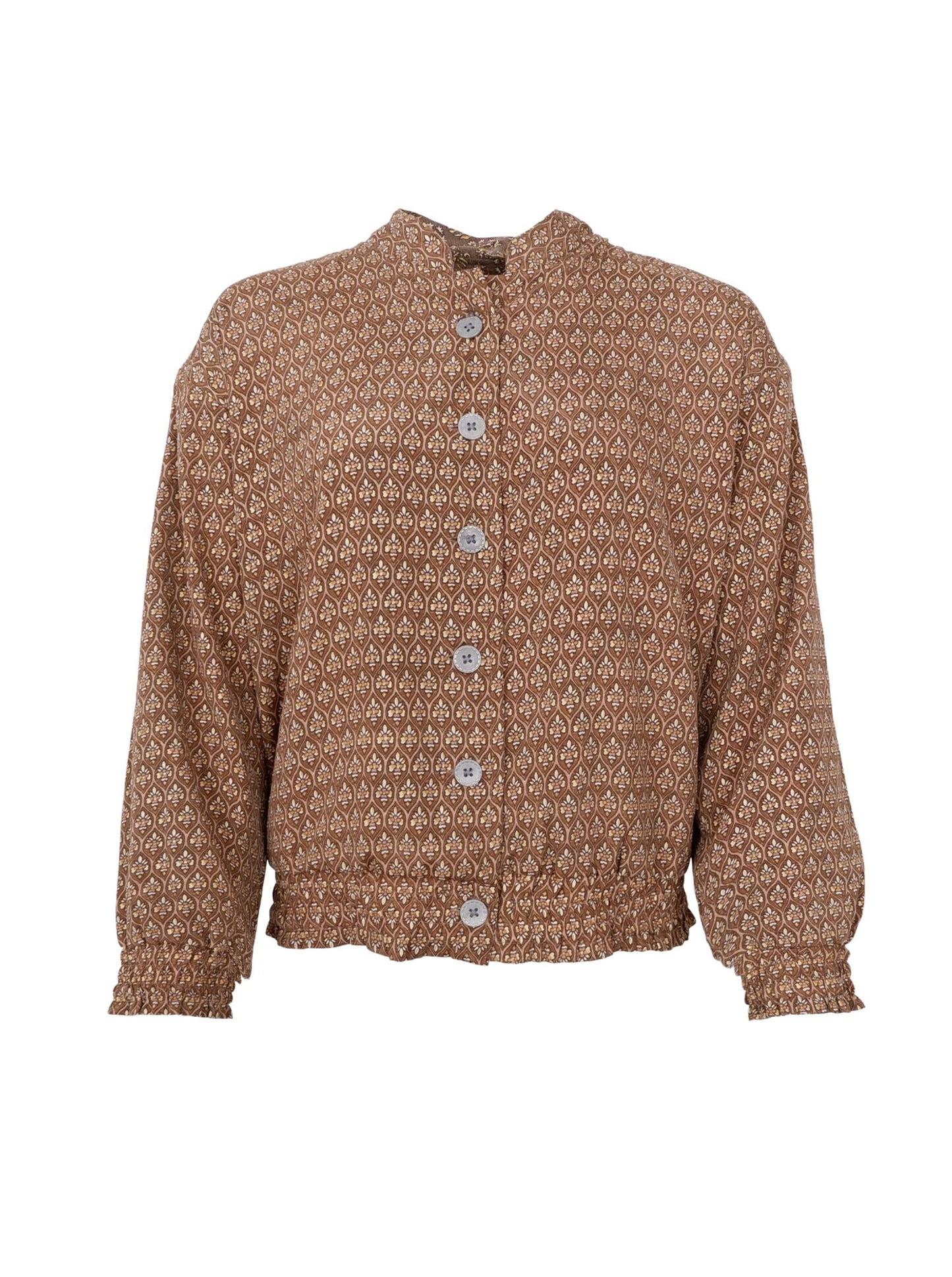 Luna bomber jakki, reversible inde/nougat