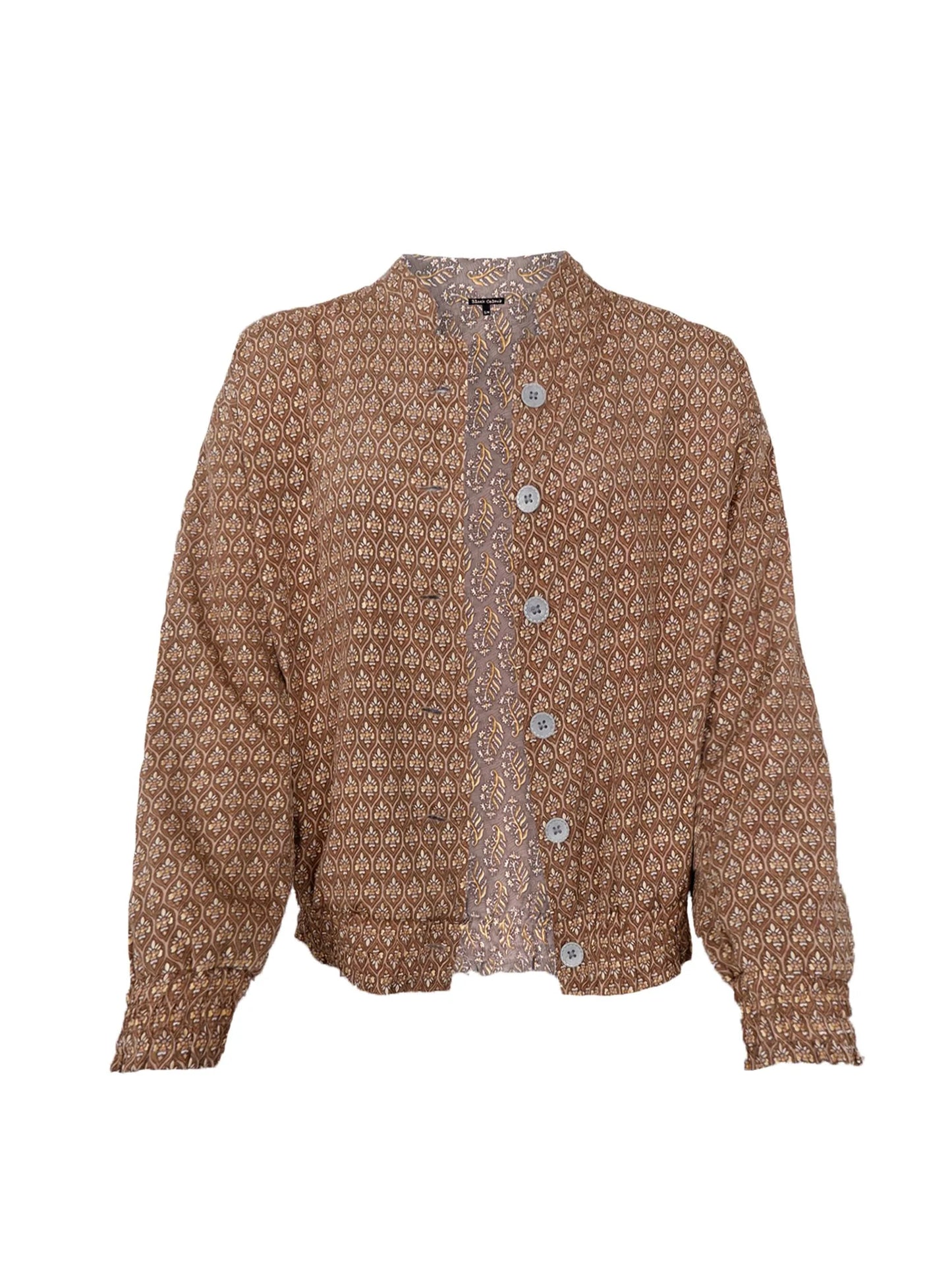 Luna bomber jakki, reversible inde/nougat