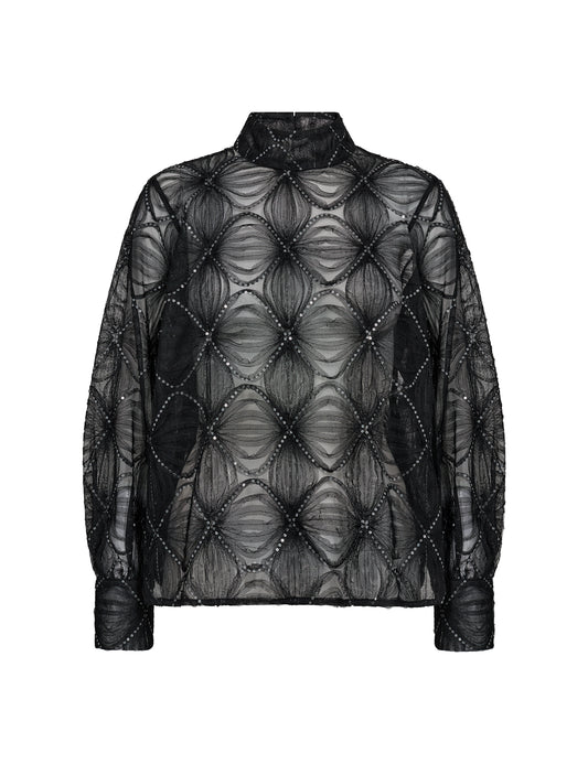 Opaya 1 blússa, svört