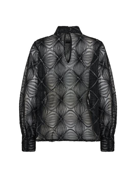 Opaya 1 blússa, svört