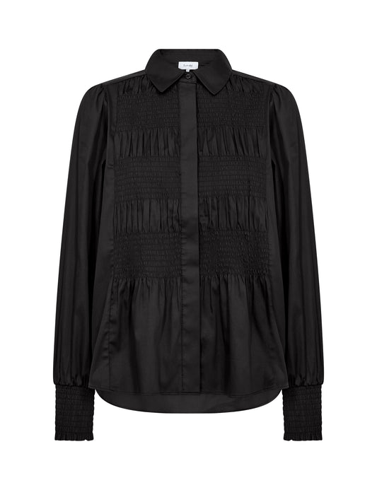 Isla Solid 117 skyrta, svört