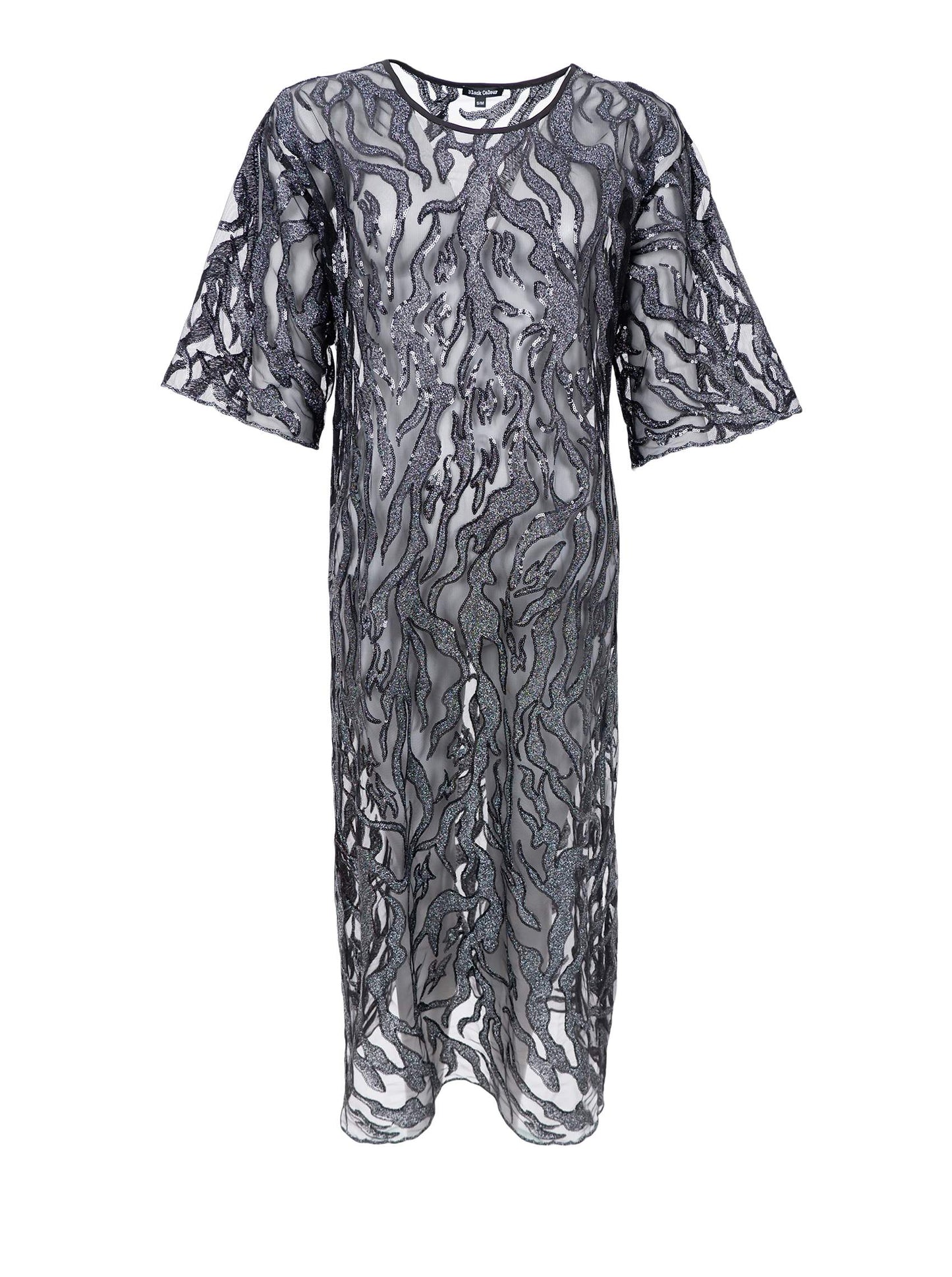 Maggie kjóll, svartur/silfur