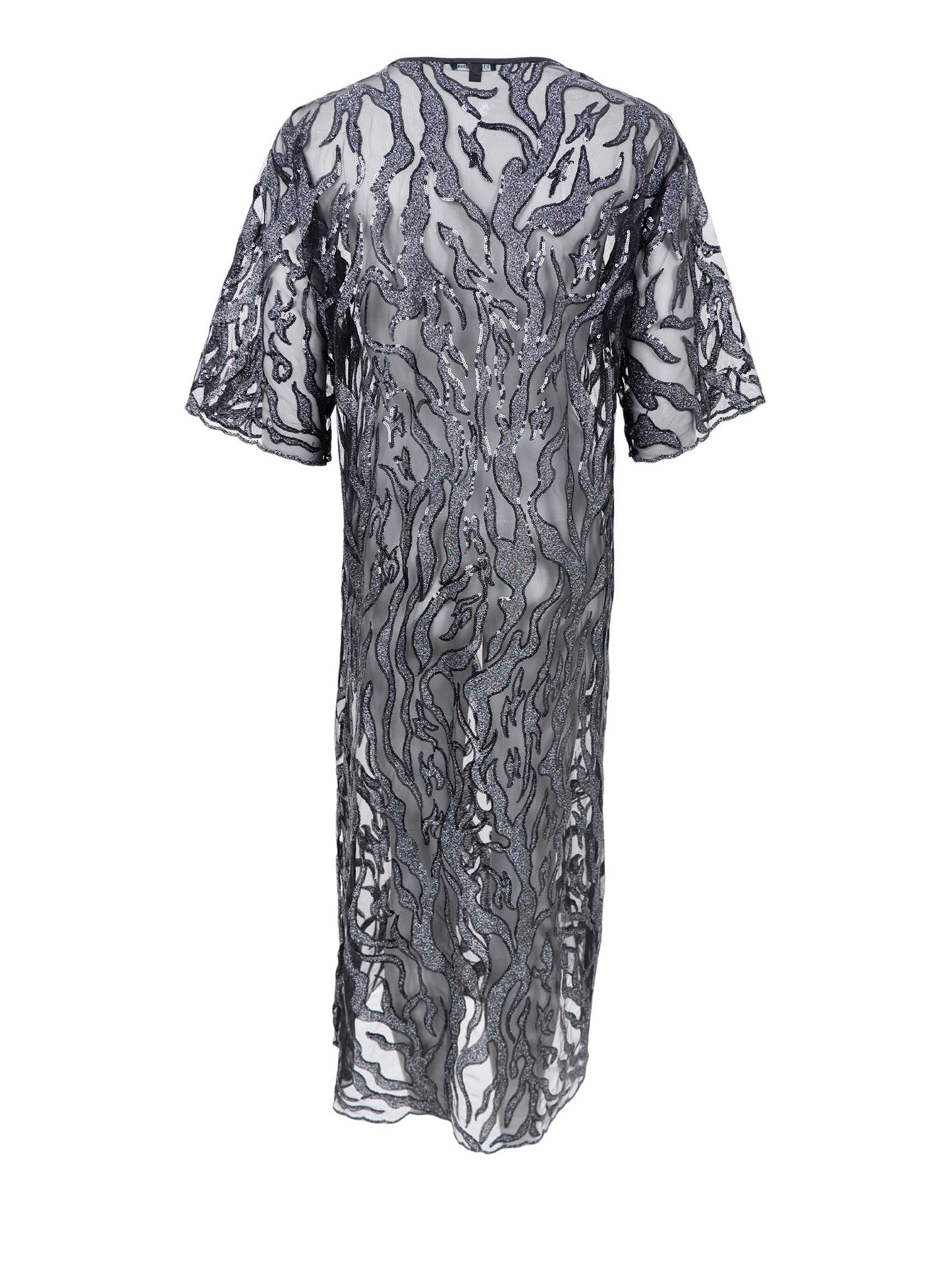 Maggie kjóll, svartur/silfur