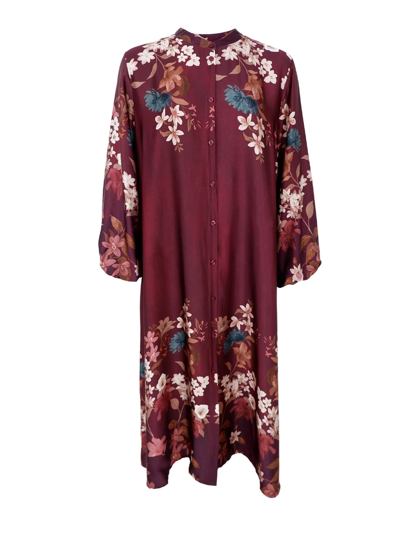 Zendaya kjóll, vínrauður