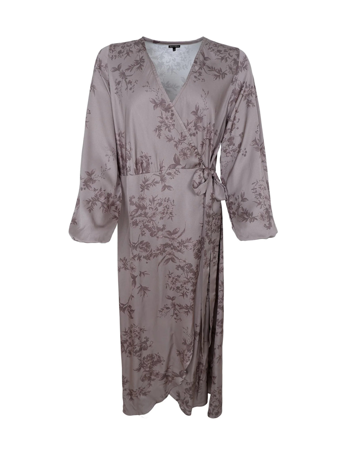 Nancy wrap kjóll, taupe